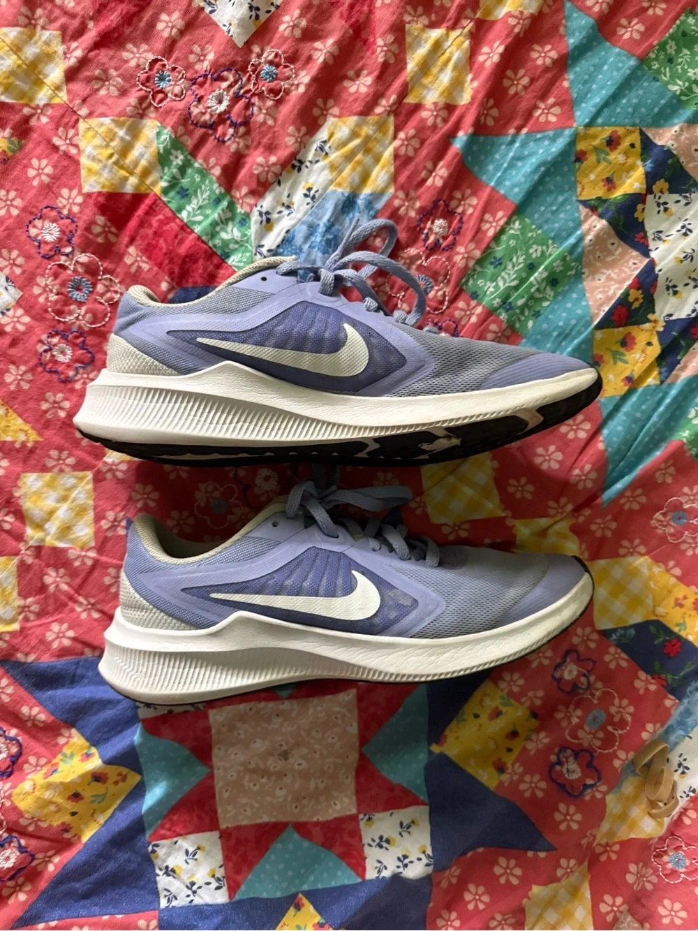 Nike Kids Light Lavender Lace-Up Sneakers